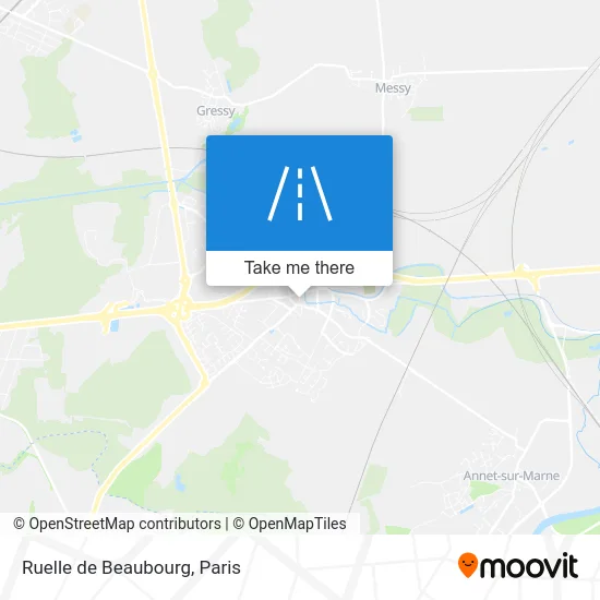 Ruelle de Beaubourg map