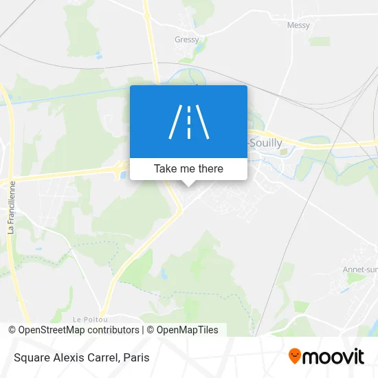 Square Alexis Carrel map
