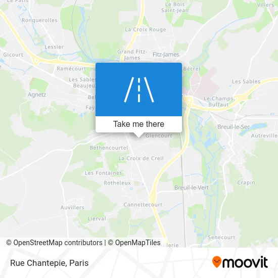 Rue Chantepie map