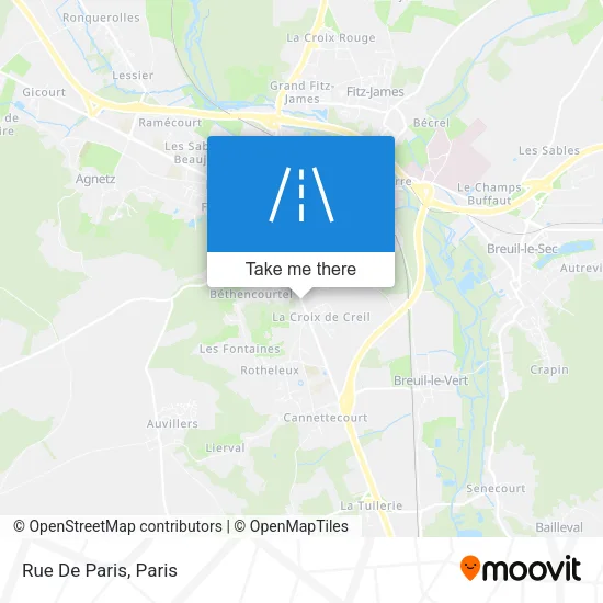 Rue De Paris map