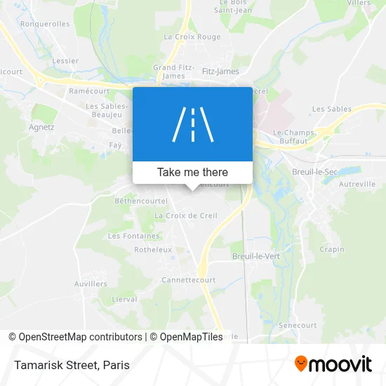 Rue Des Tamaris map