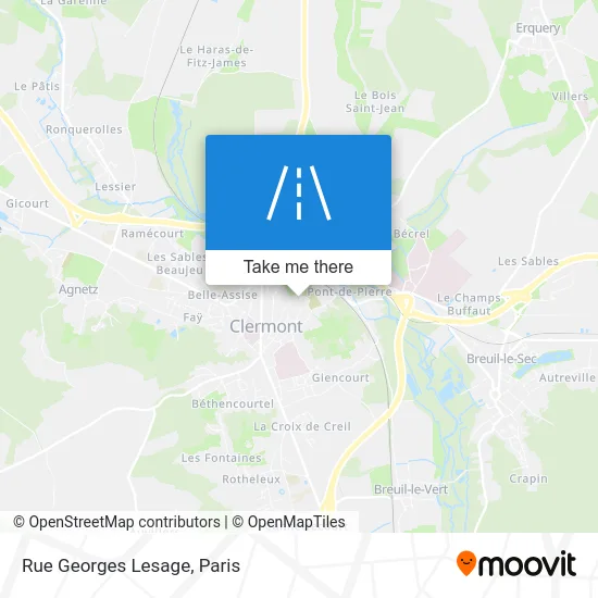 Rue Georges Lesage map