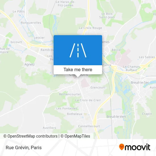 Rue Grévin map