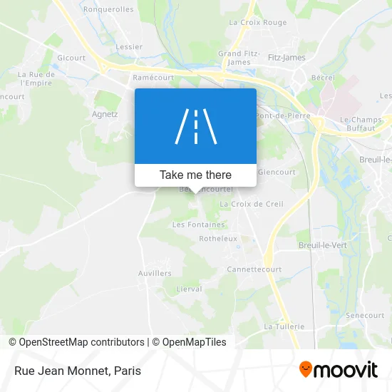 Rue Jean Monnet map