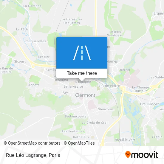 Rue Léo Lagrange map