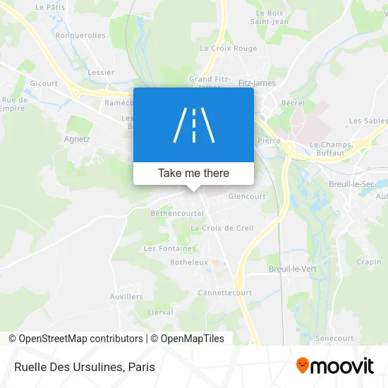 Ruelle Des Ursulines map