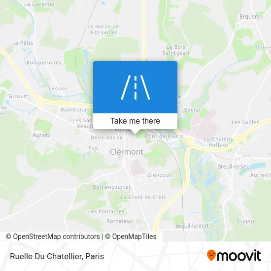 Ruelle Du Chatellier map