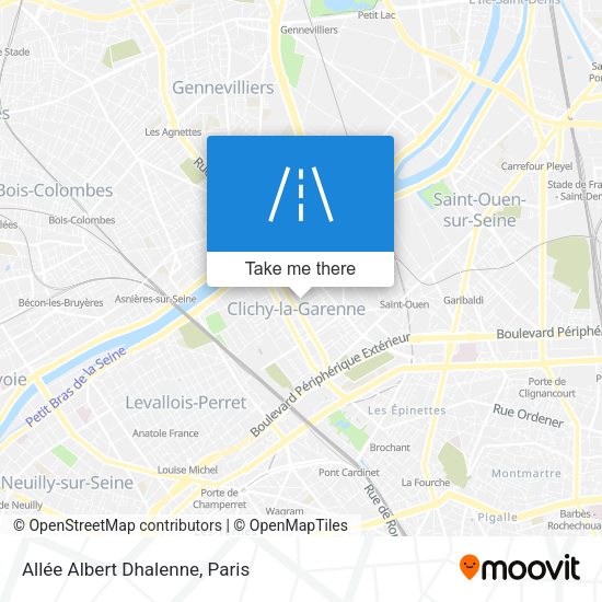 Allée Albert Dhalenne map