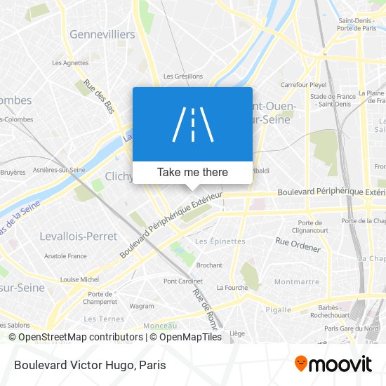 Boulevard Victor Hugo map