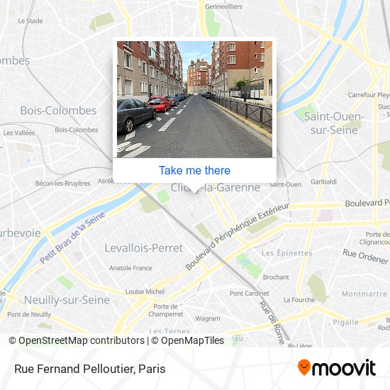 Rue Fernand Pelloutier map