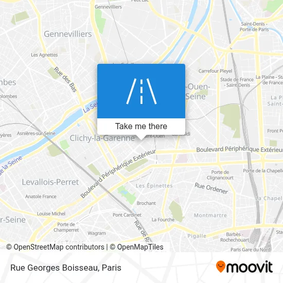 Rue Georges Boisseau map