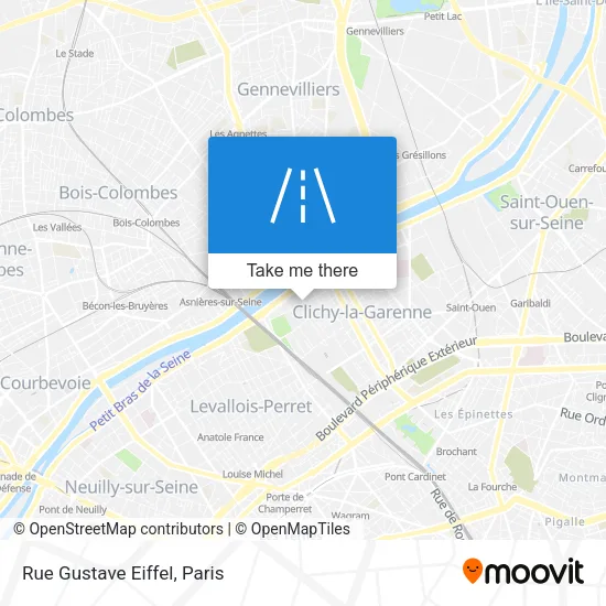 Rue Gustave Eiffel map