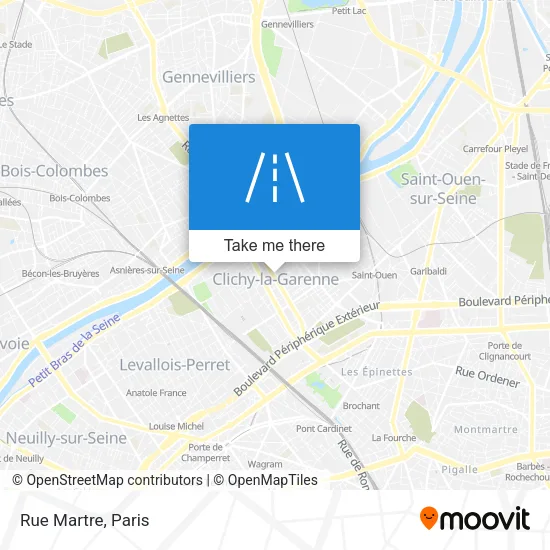 Rue Martre map