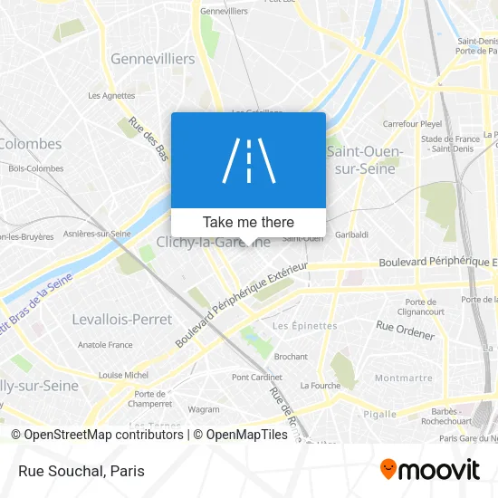 Rue Souchal map
