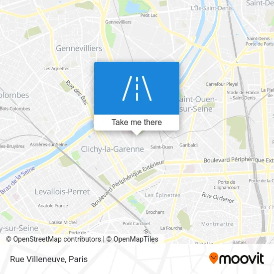 Rue Villeneuve map