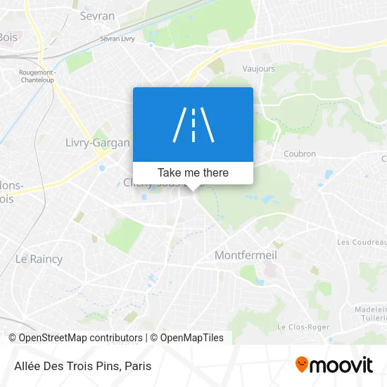 Allée Des Trois Pins map