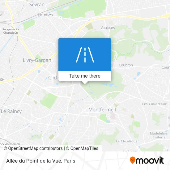 Allée du Point de la Vue map