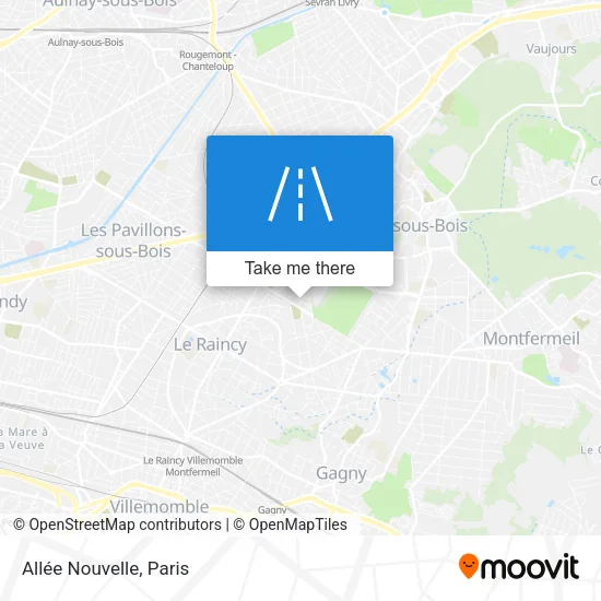Allée Nouvelle map