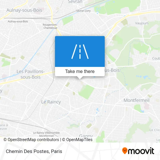 Chemin Des Postes map