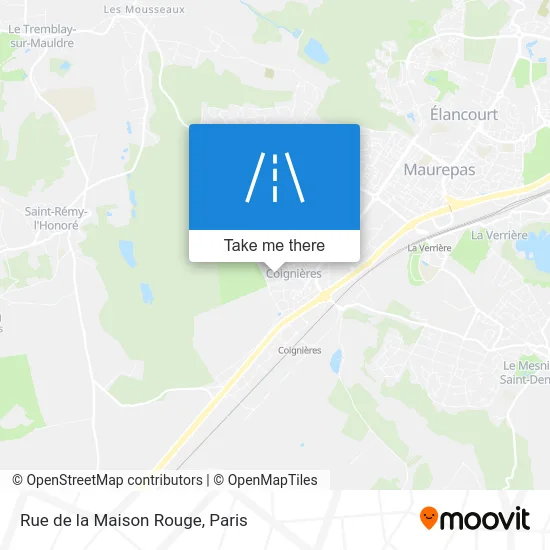 Rue de la Maison Rouge map