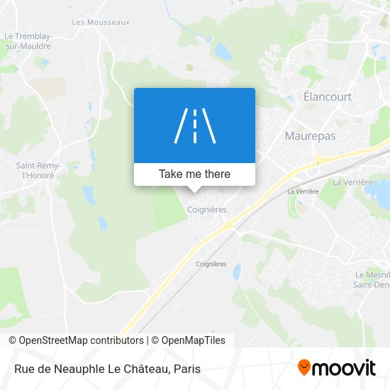 Rue de Neauphle Le Château map