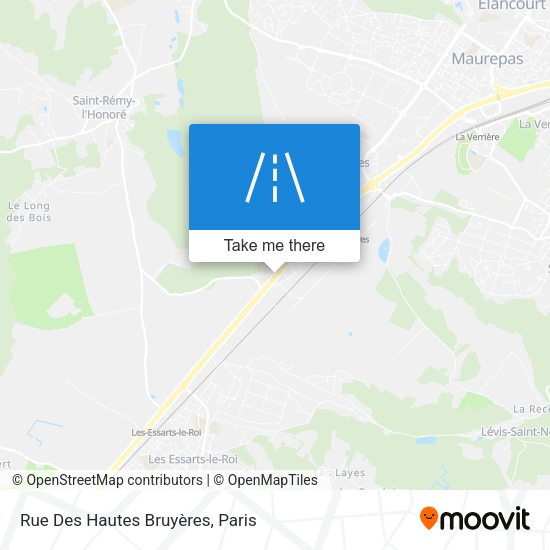 Rue Des Hautes Bruyères map