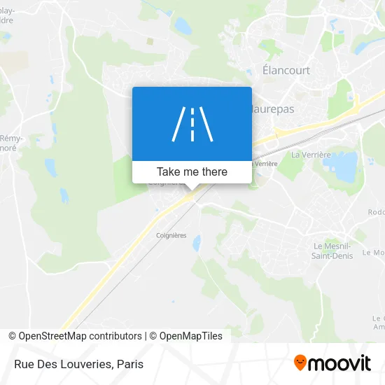 Rue Des Louveries map
