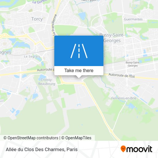 Allée du Clos Des Charmes map
