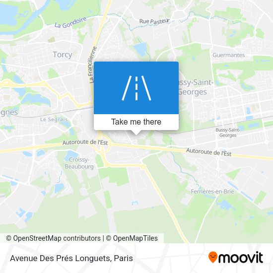 Avenue Des Prés Longuets map