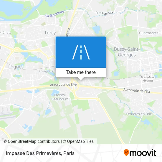 Mapa Impasse Des Primevères