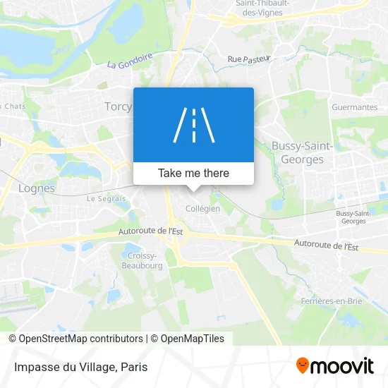 Impasse du Village map