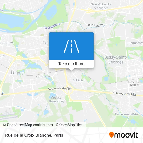 Rue de la Croix Blanche map