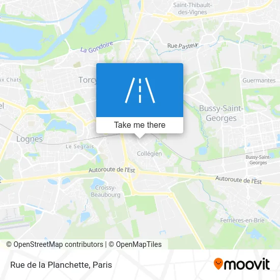 Rue de la Planchette map