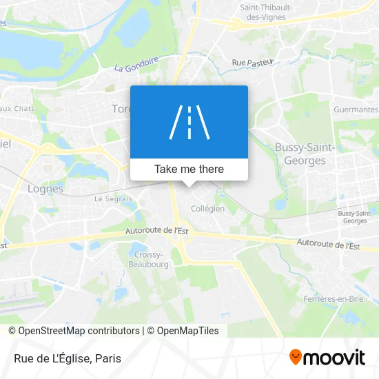 Rue de L'Église map