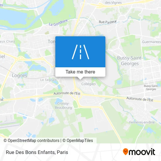 Rue Des Bons Enfants map