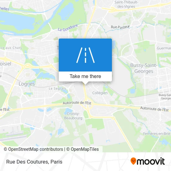 Rue Des Coutures map