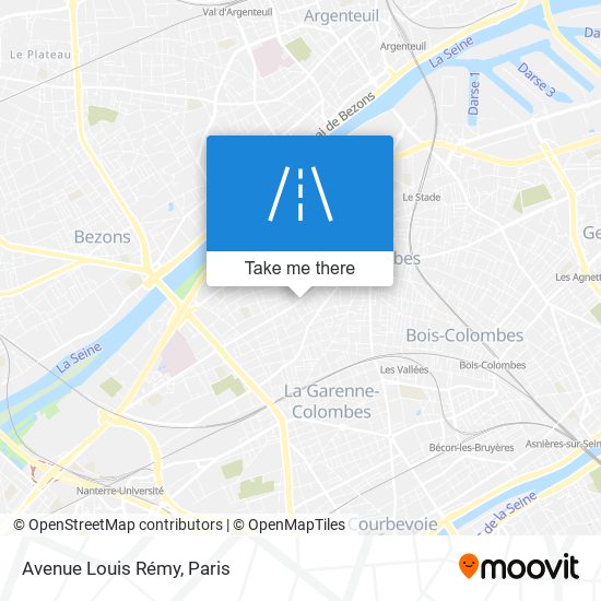 Avenue Louis Rémy map