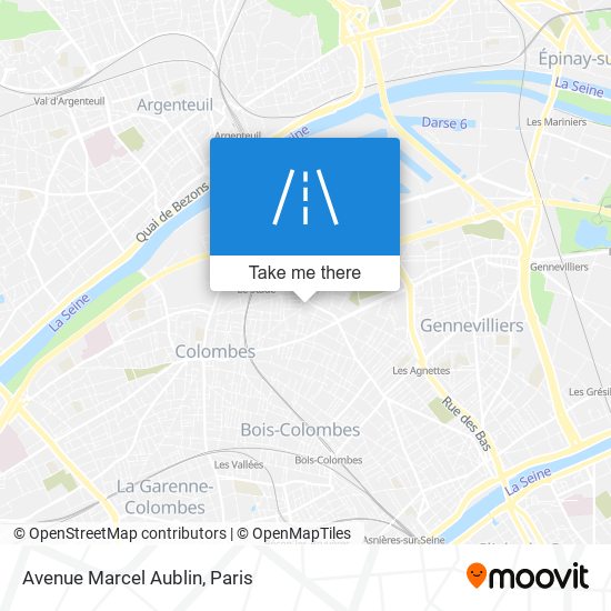 Avenue Marcel Aublin map