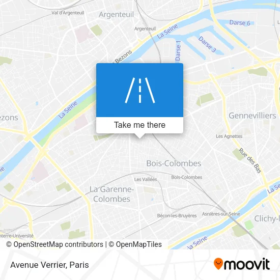 Avenue Verrier map