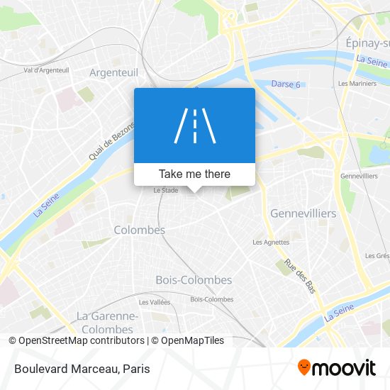 Mapa Boulevard Marceau