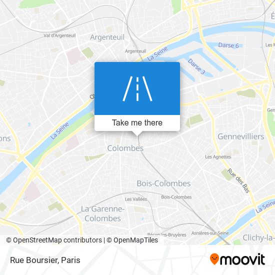 Rue Boursier map