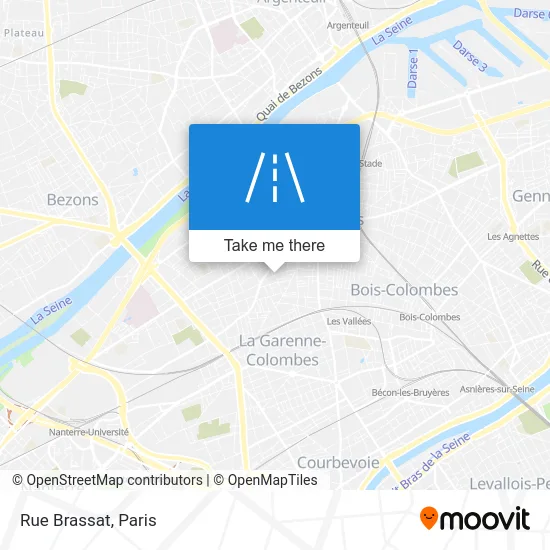 Rue Brassat map