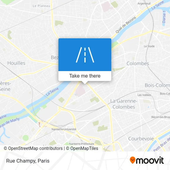 Rue Champy map