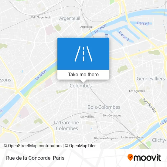 Mapa Rue de la Concorde