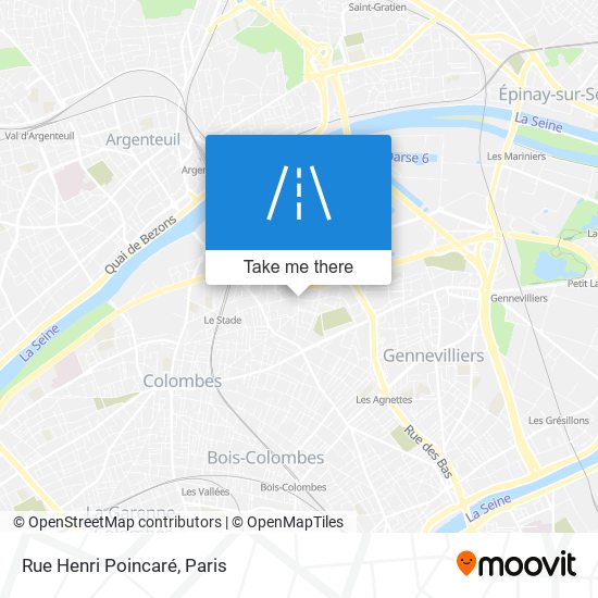 Rue Henri Poincaré map