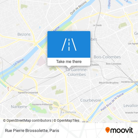 Mapa Rue Pierre Brossolette