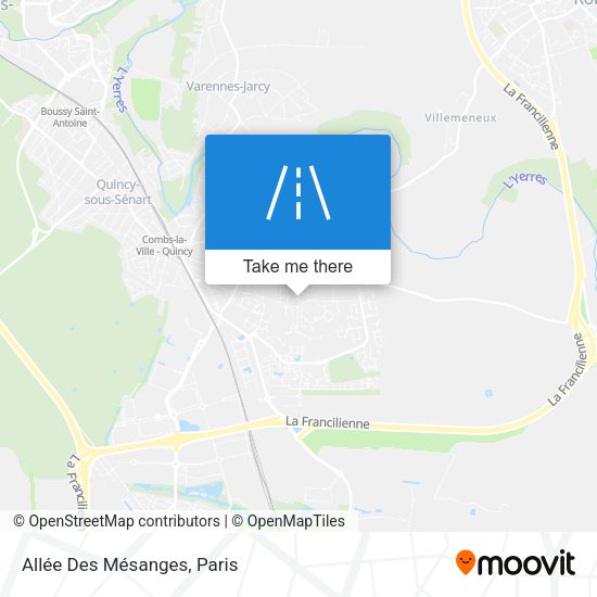 Allée Des Mésanges map