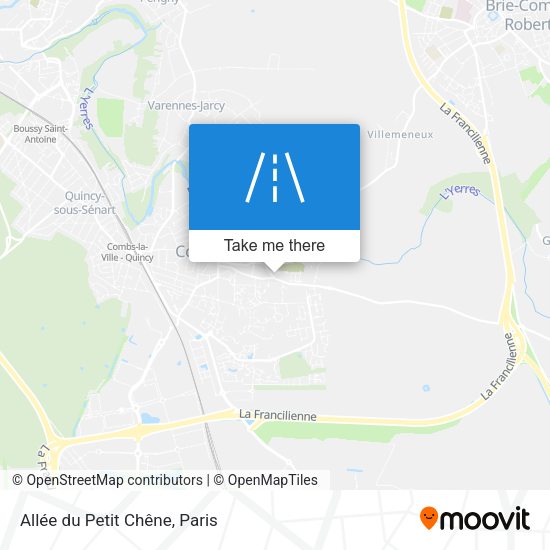 Allée du Petit Chêne map