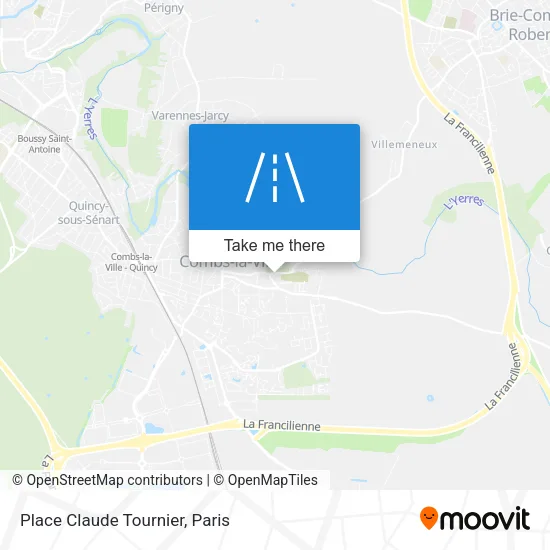 Place Claude Tournier map