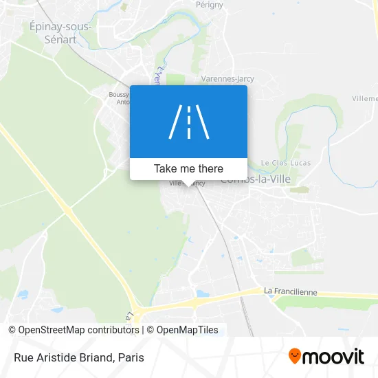 Rue Aristide Briand map